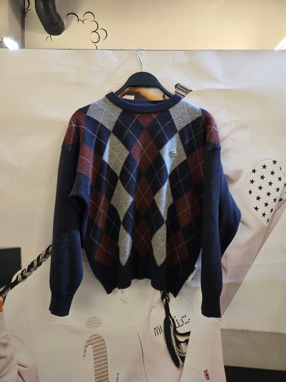 라코스테 아가일니트💯 상품이미지3