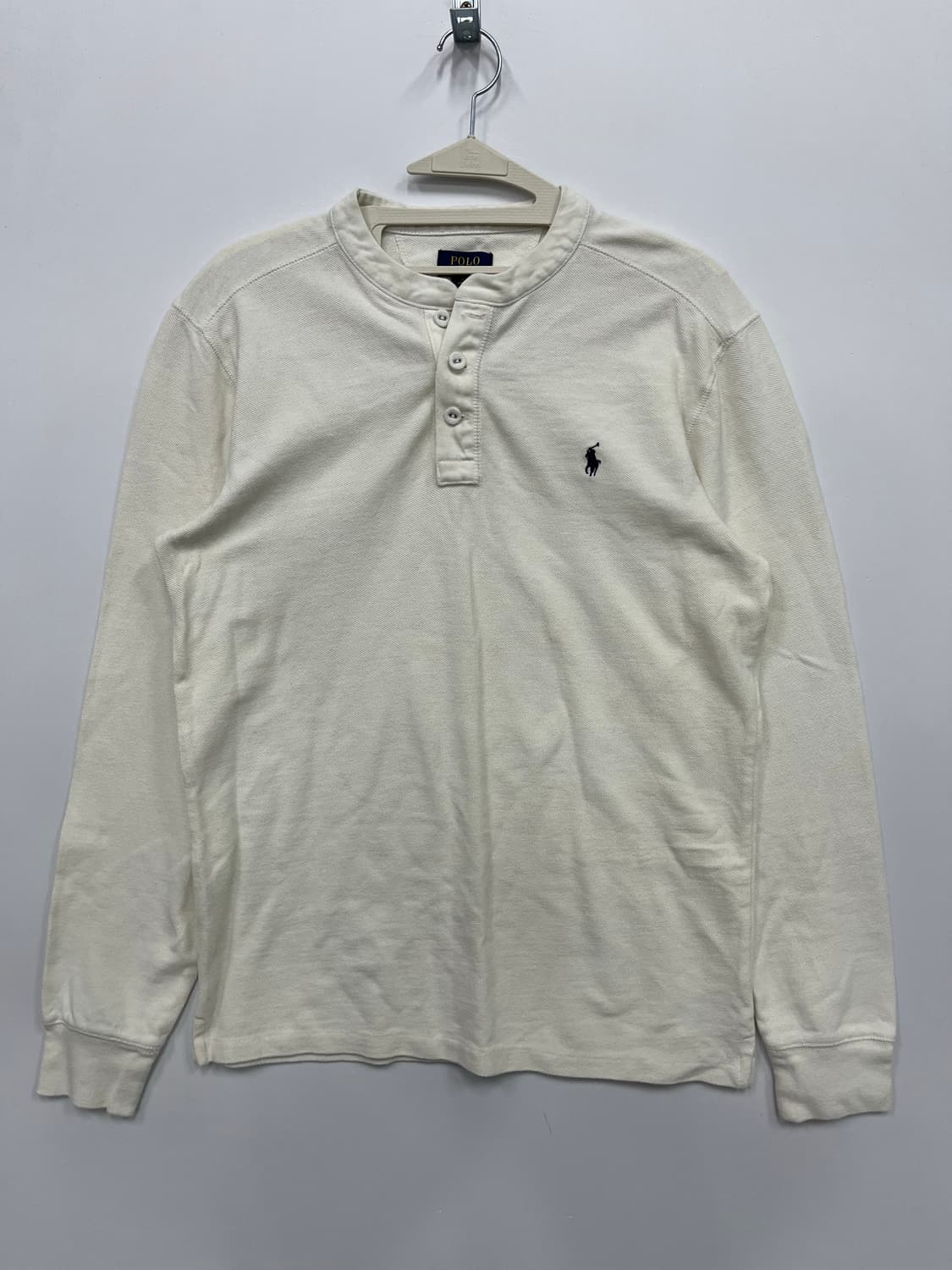 폴로 아이보리 헨리넥 긴팔티  상품이미지1