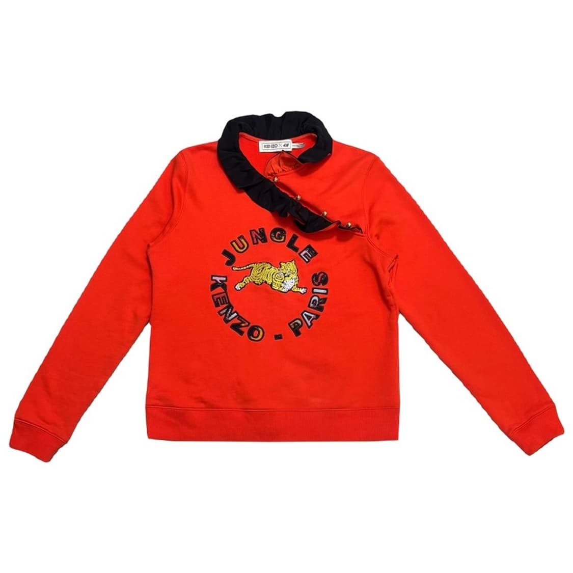 KENZO X H&M 호랑이자수 프릴 스웻셔츠 M 상품이미지1