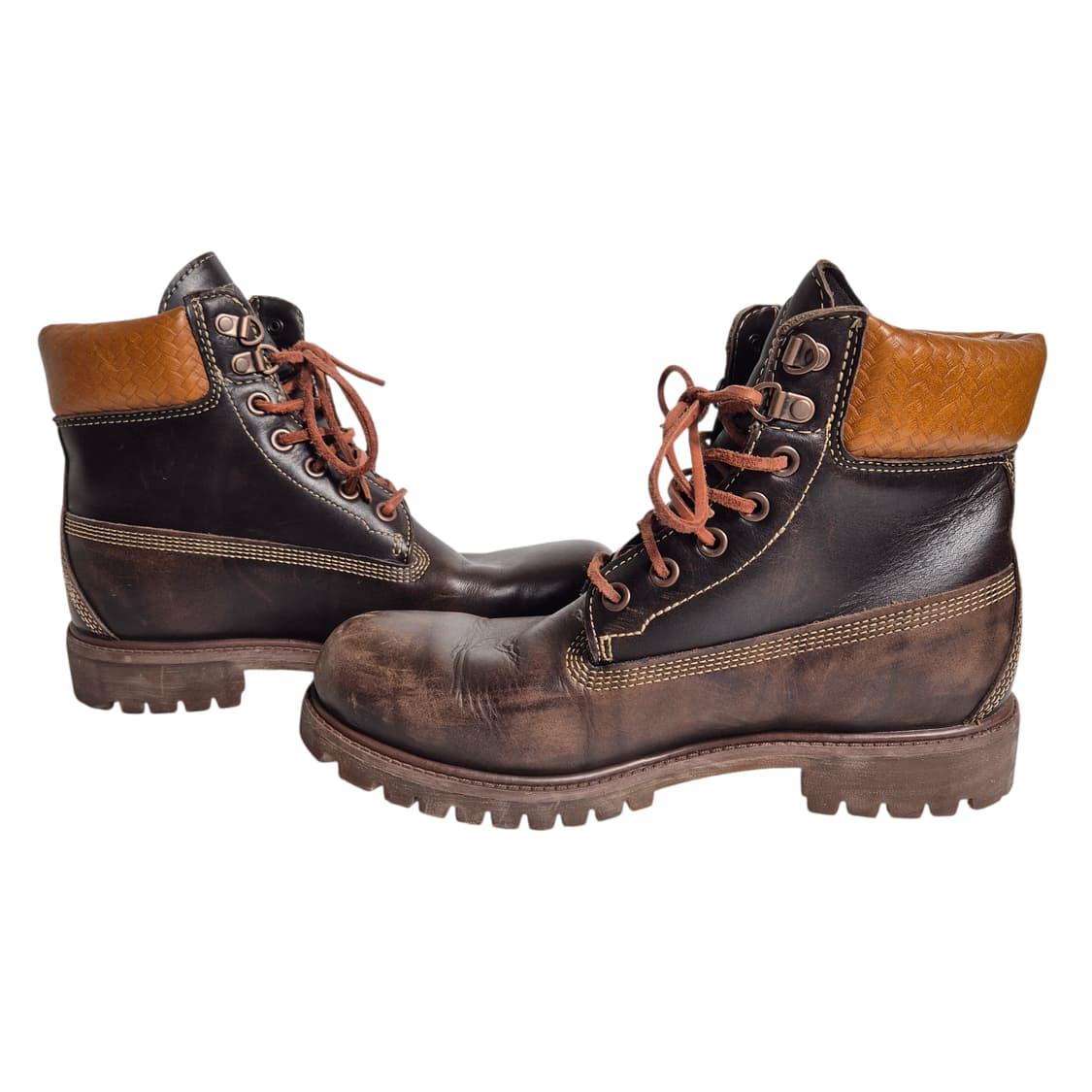 265) 팀버랜드 6인치 워터프루프 다크 브라운 레더 워커 부츠 상품이미지2