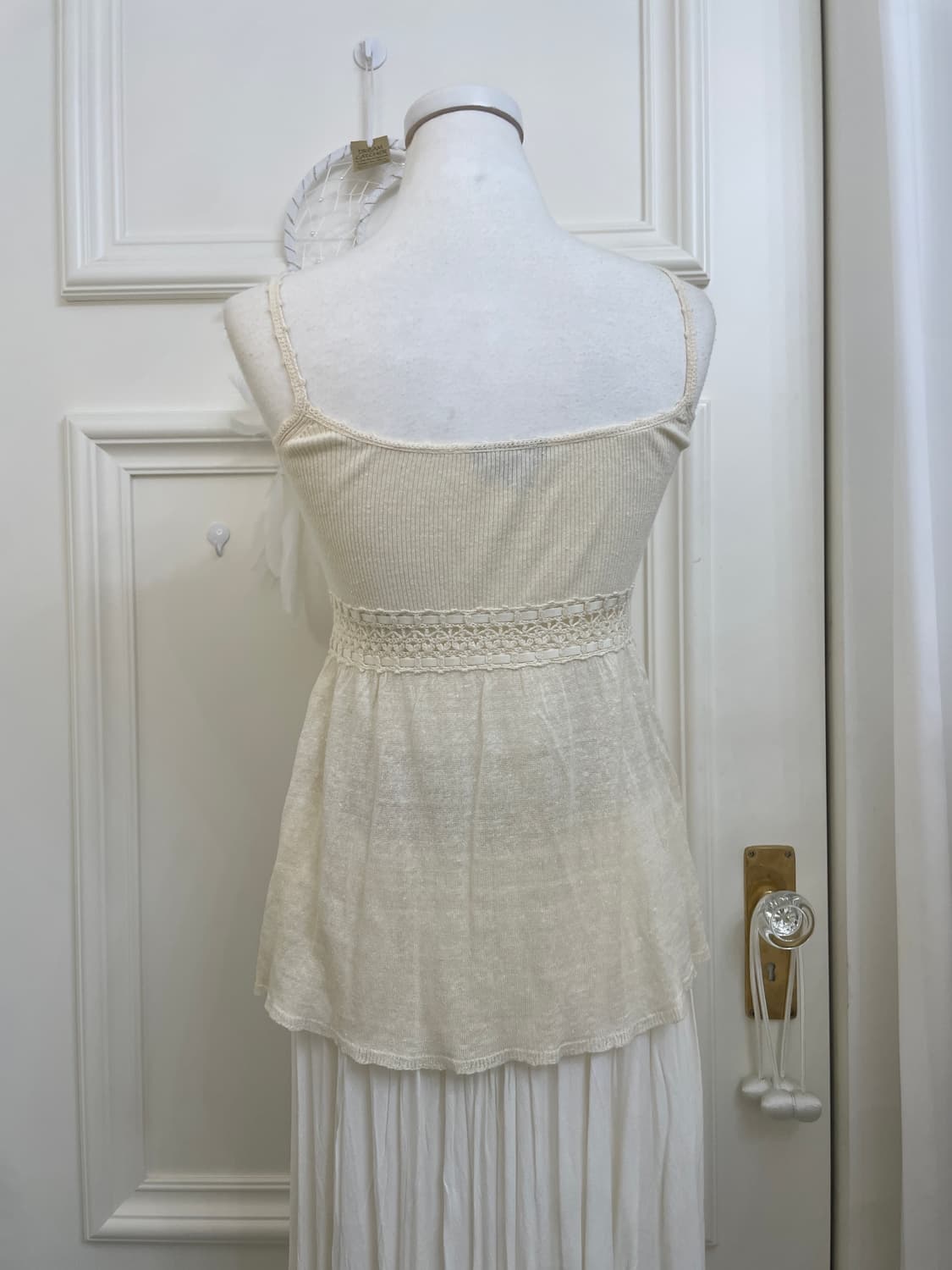 ivory crochet knit sleeveless&cardigan&s 상품이미지8