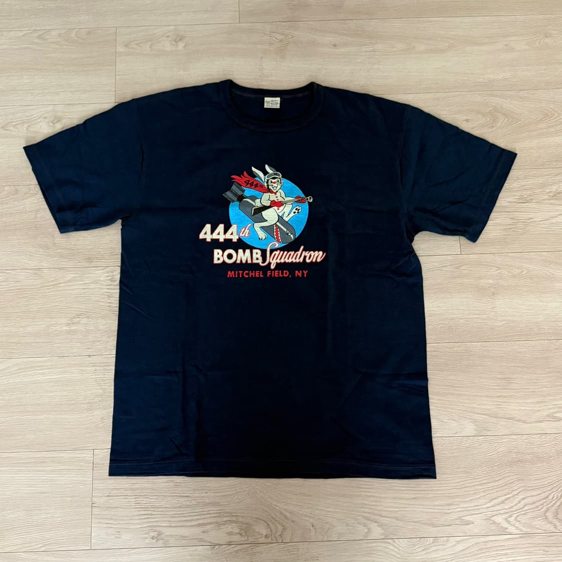 버즈릭슨 티셔츠 네이비 XXL 444th Bomb SQ 상품이미지1