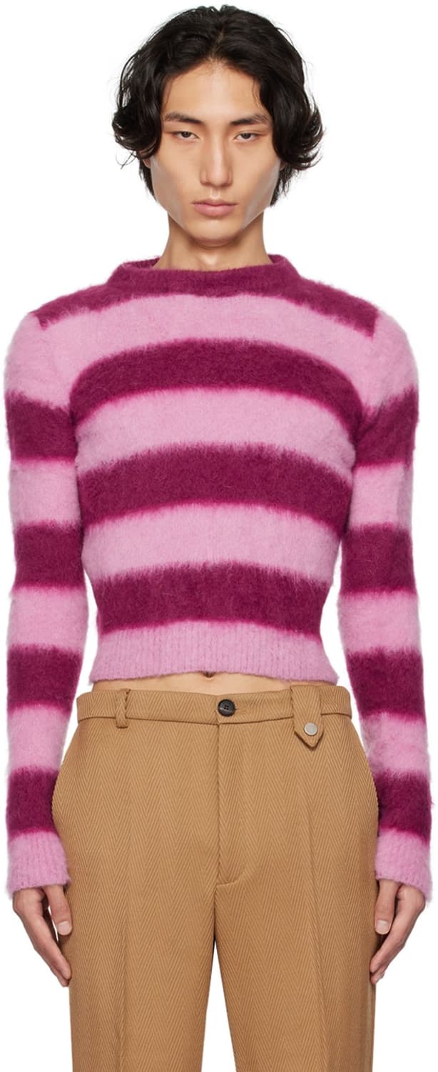 Egonlab AW23 burgundy freddy sweater 상품이미지5
