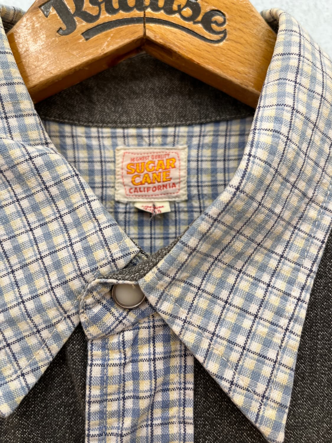 Sugar Cane Light gray Shirts 상품이미지2