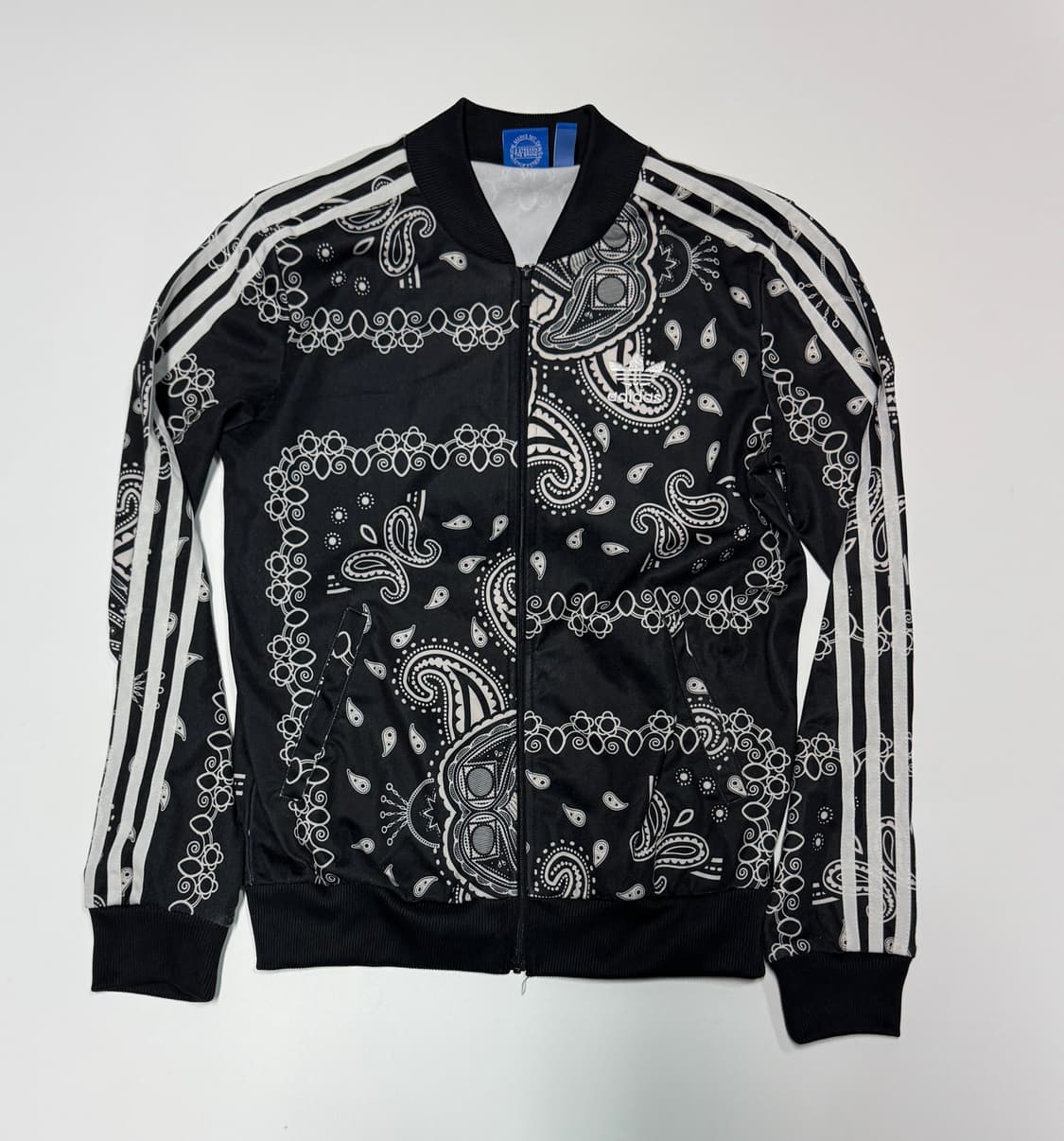 희귀!! 여성 아디다스 페이즐리 패턴 집업 져지 트랙탑 상품이미지2