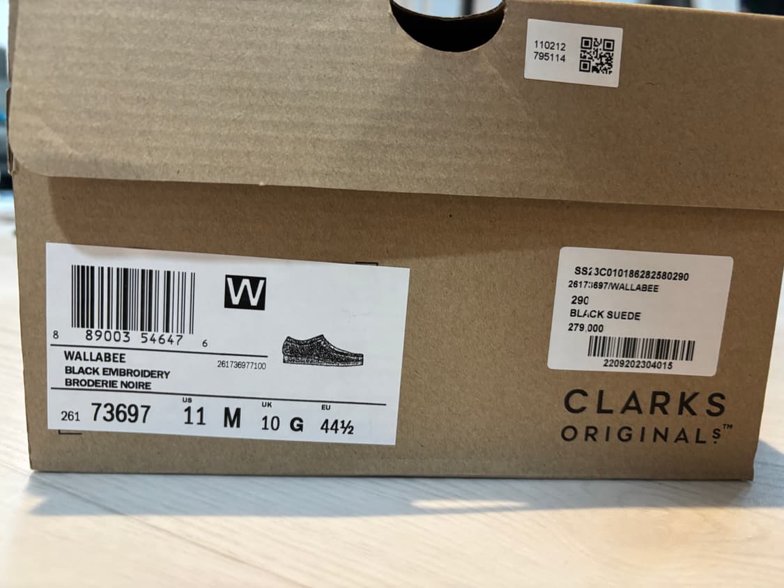 스투시 클락스 왈라비 290 US11 상품이미지10