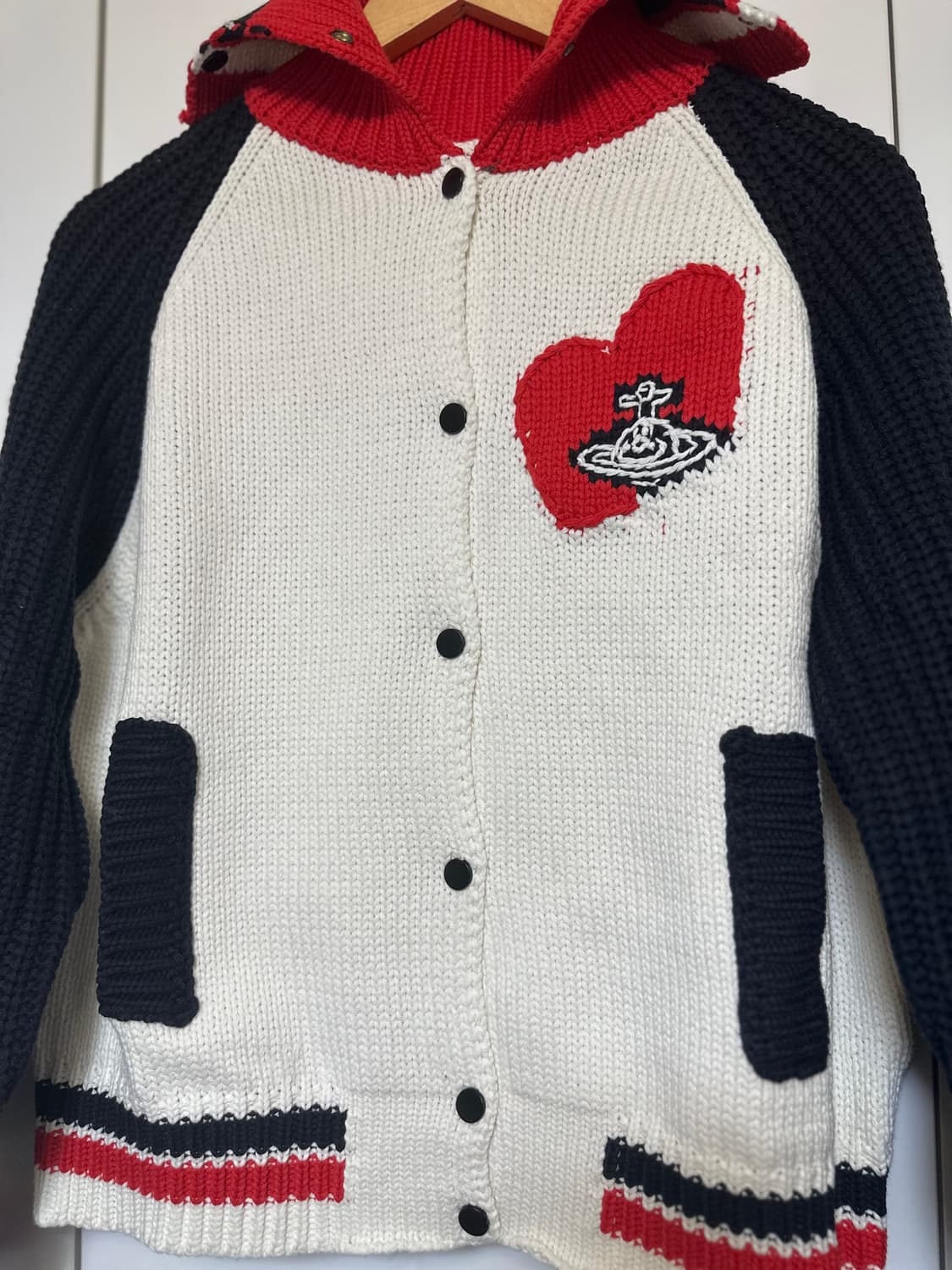 비비안웨스트우드 하트 니트 가디건 집업 상품이미지6