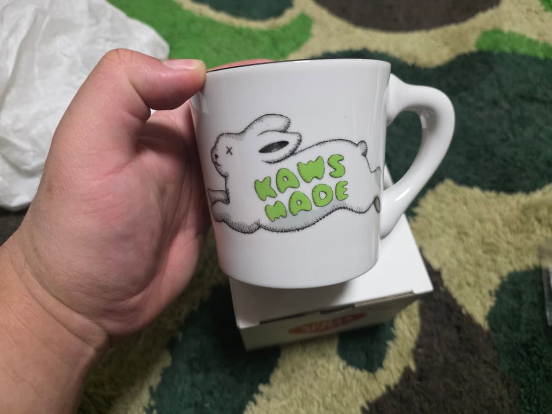 [OS] 휴먼메이드 X 카우스 커피 머그 버니버전 상품이미지5