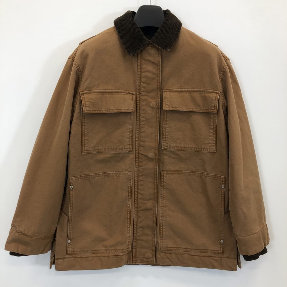 자라 콘트라스트 워크패딩점퍼 XS 오버  상품이미지1