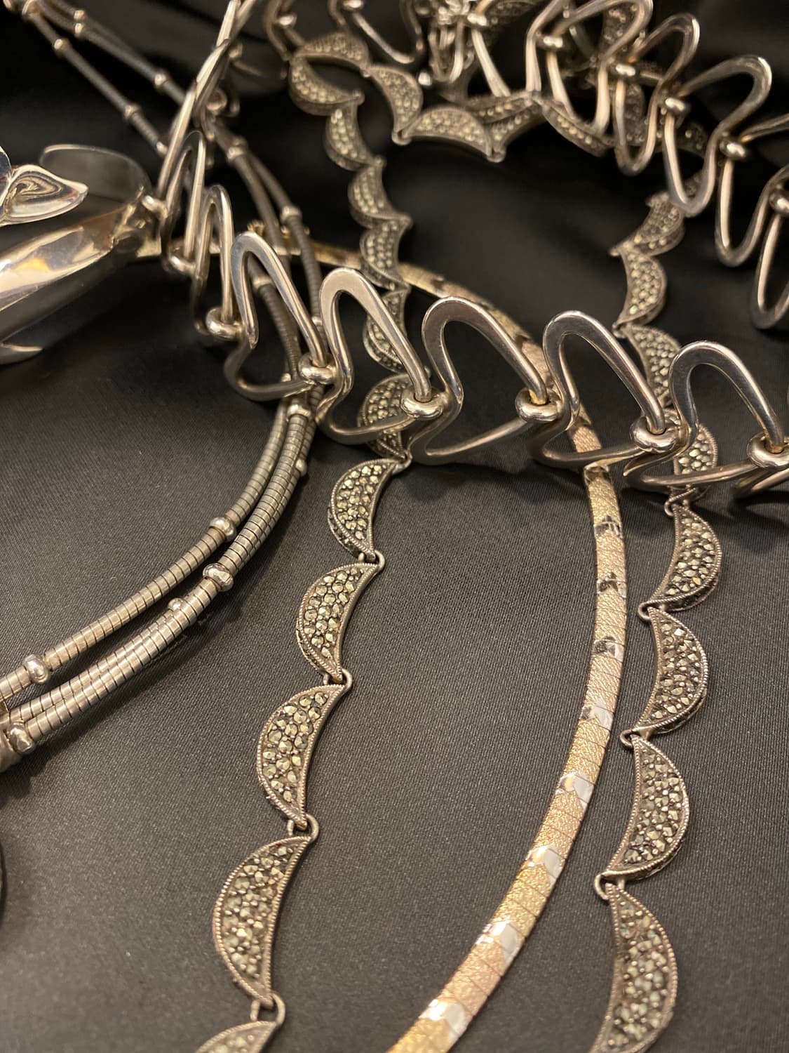 Italy omega 925silver necklace 상품이미지6