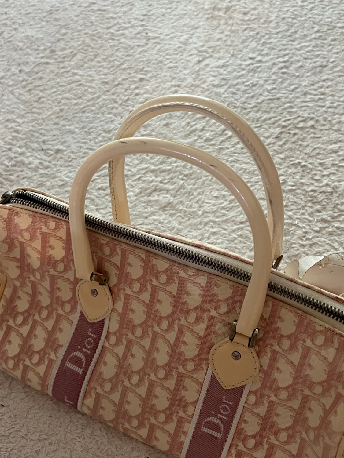 디올 오블리크 토트백 핑크 상품이미지4