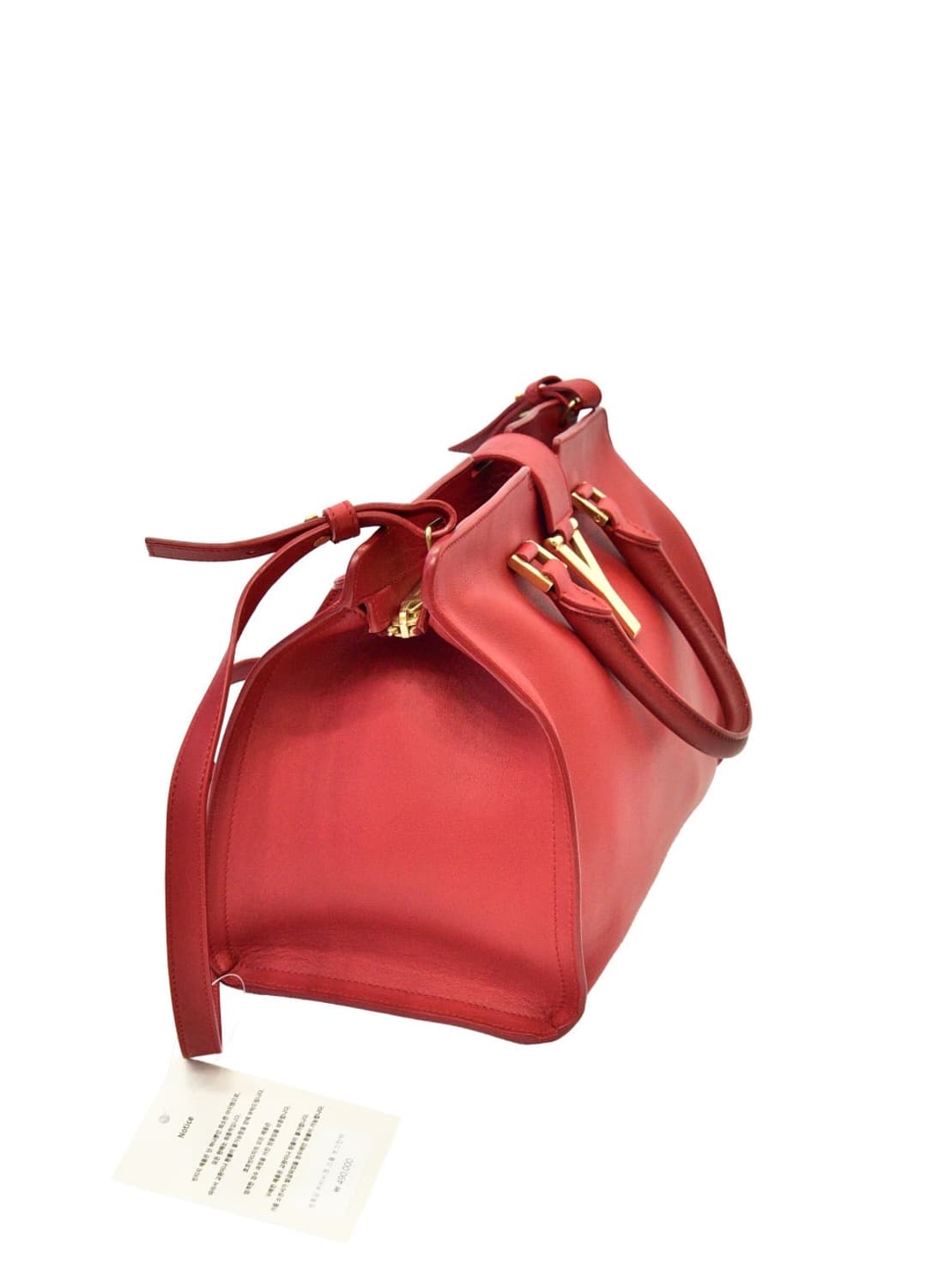 생로랑 카바시크 스몰 레드 보스턴백 (정품) 상품이미지4