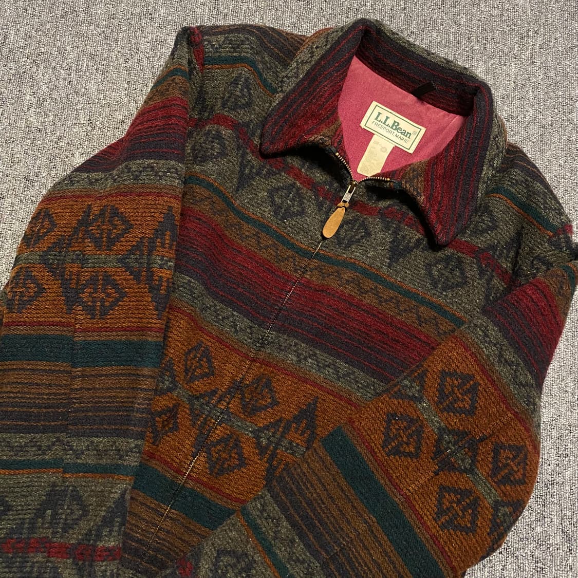 🌊LLBean Aztec wool blanket coat 상품이미지9