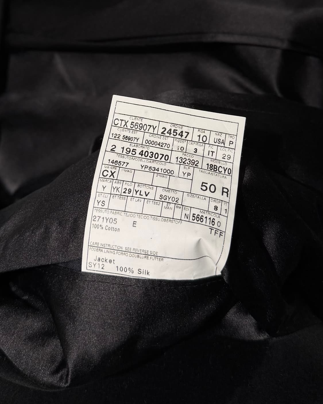 이브 생 로랑 블랙 벨벳 자켓 상품이미지10