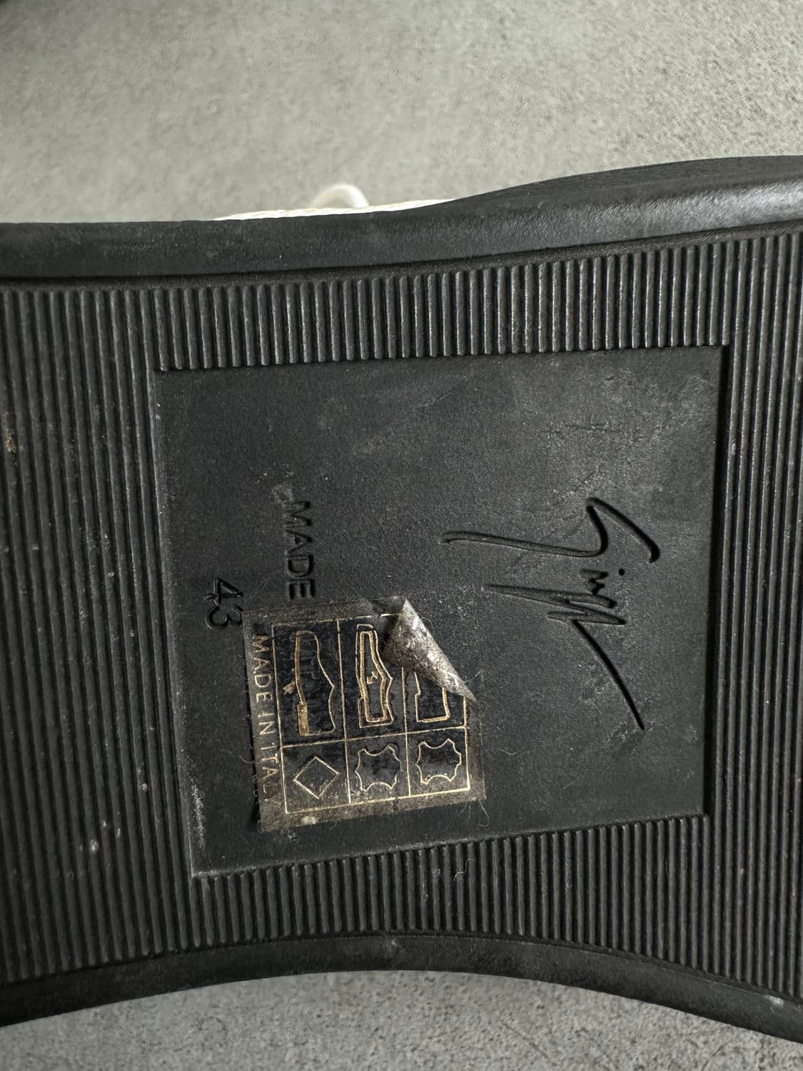 쥬세페자노티 오피움 사이드지퍼 레더 하이탑 상품이미지9