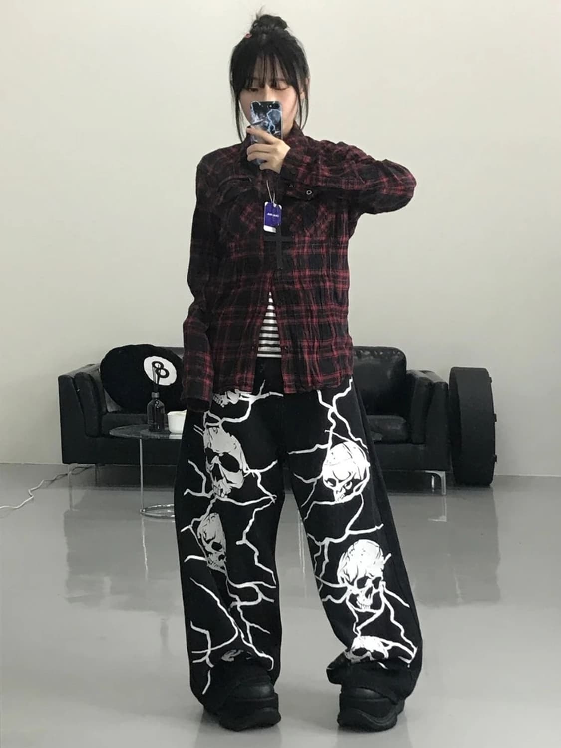 인 더 앤틱 체크 셔츠 상품이미지1