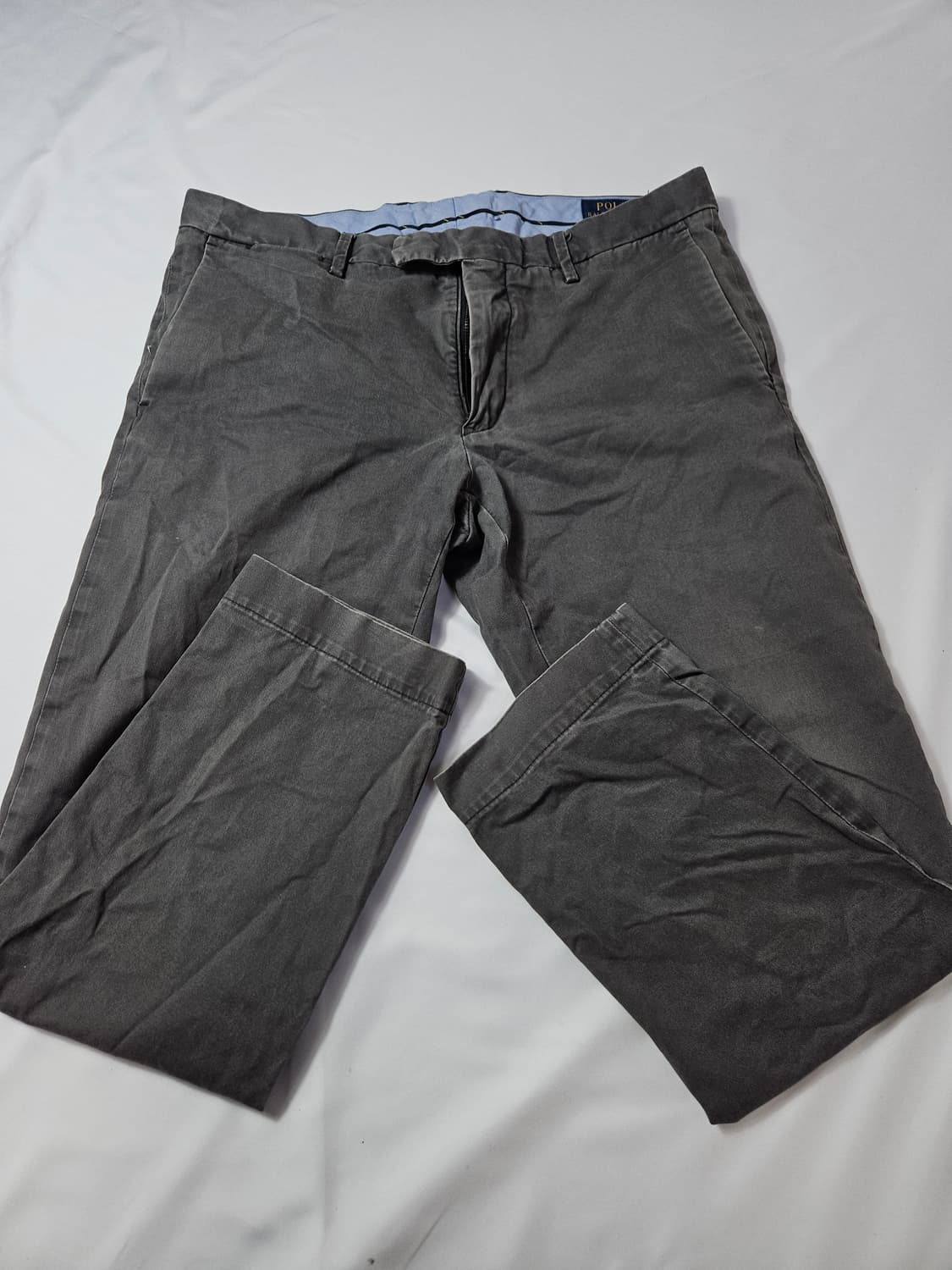 폴로 랄프로렌 신형 QR정품 치노팬츠 슬랙스 바지 워싱챠콜 33 상품이미지2