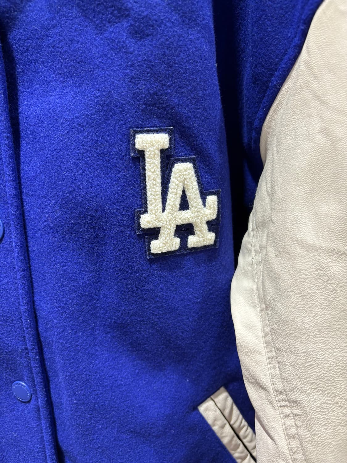 XS MLB LA 블루 배색 바시티 상품이미지5