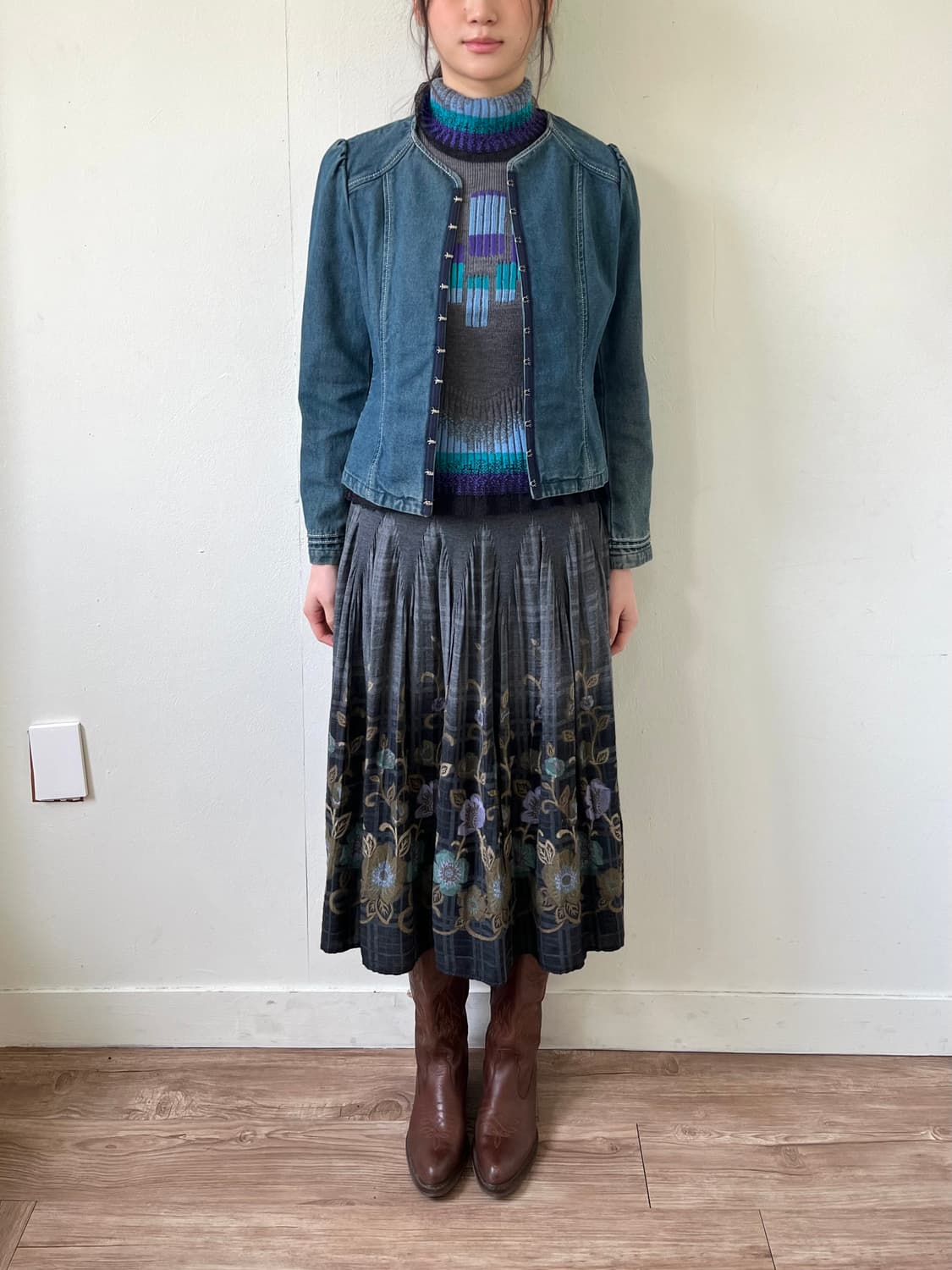 Zelal 후크 데님 자켓 상품이미지8