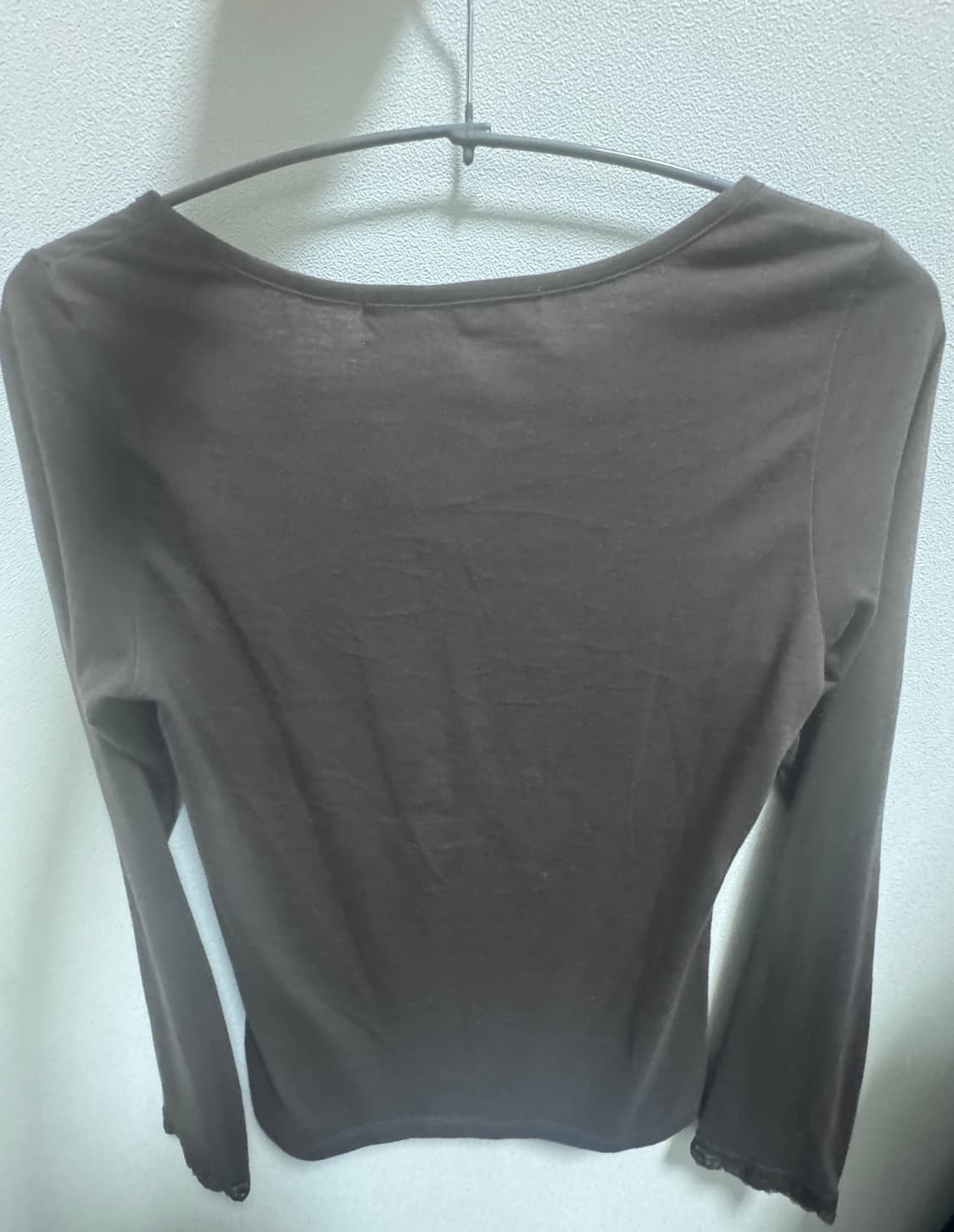 빈티지 레이스 스퀘어넥 티셔츠 상품이미지2