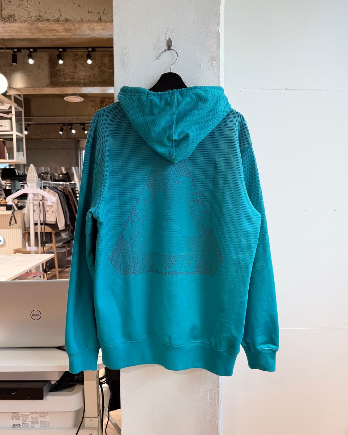 팔라스 그린 19SS 오버핏 트라이 페이드 스웻 후디  상품이미지7