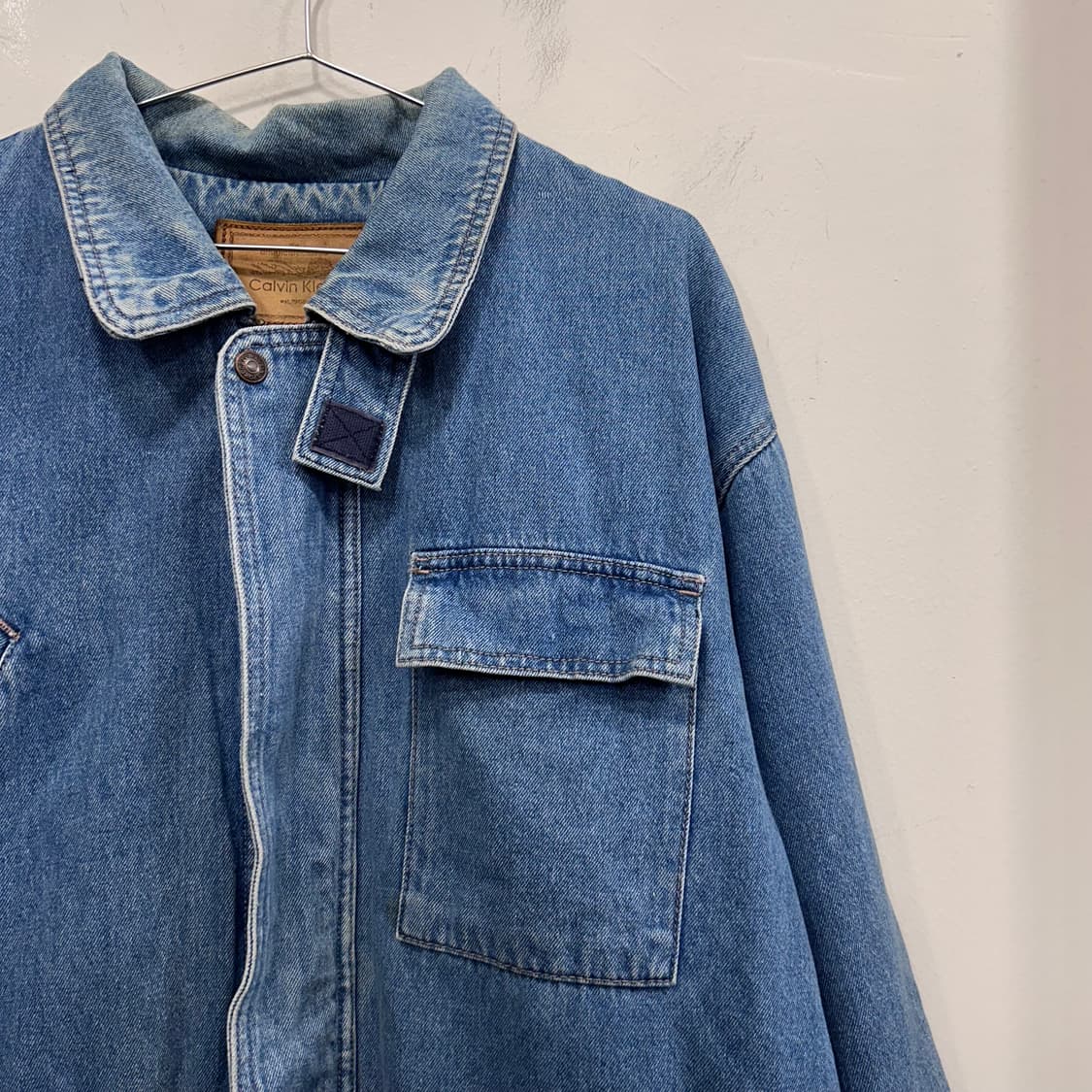 캘빈클라인 클래식 데님 워크 하프자켓 상품이미지1