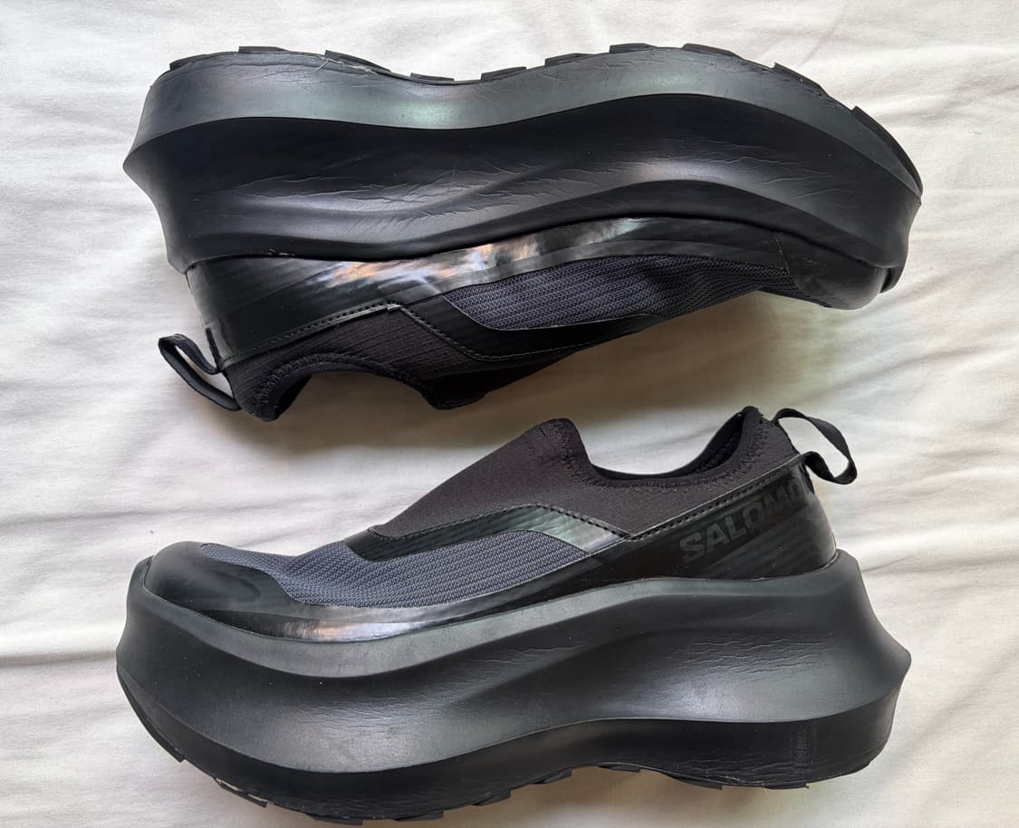 살로몬 x 꼼데가르송 슬립온 플랫폼 블랙  CDG x SALOMON Sl 상품이미지4