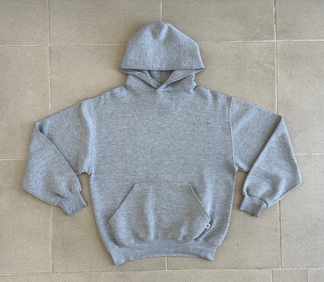 90s 빈티지 러셀 후드 그레이 M USA 상품이미지1