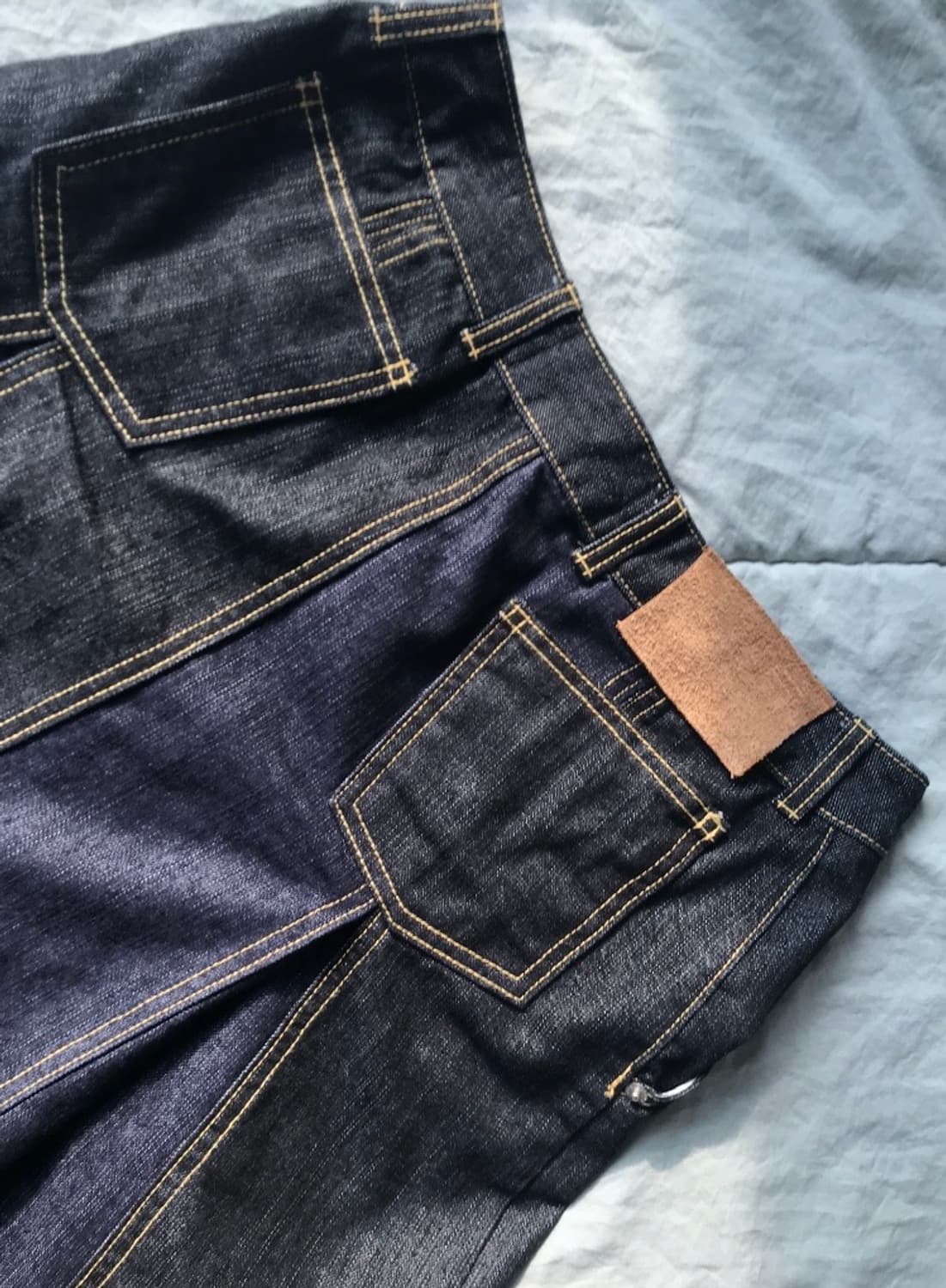 사파리스팟 투 데님 롱 스커트 상품이미지1