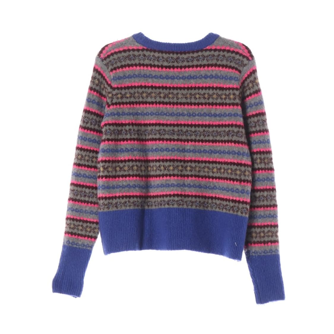 ZARA 멀티 컬러 자카드 스트라이프 니트 스웨터 S 상품이미지2