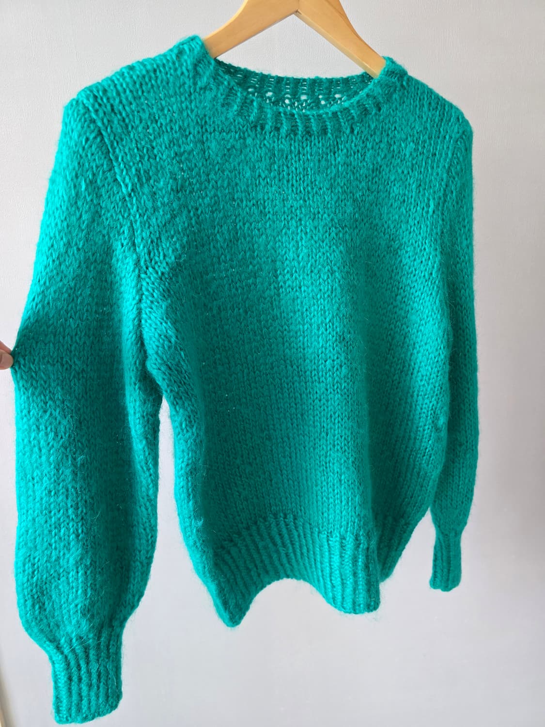 매력 컬러 핸드메이드 울 니트  상품이미지5