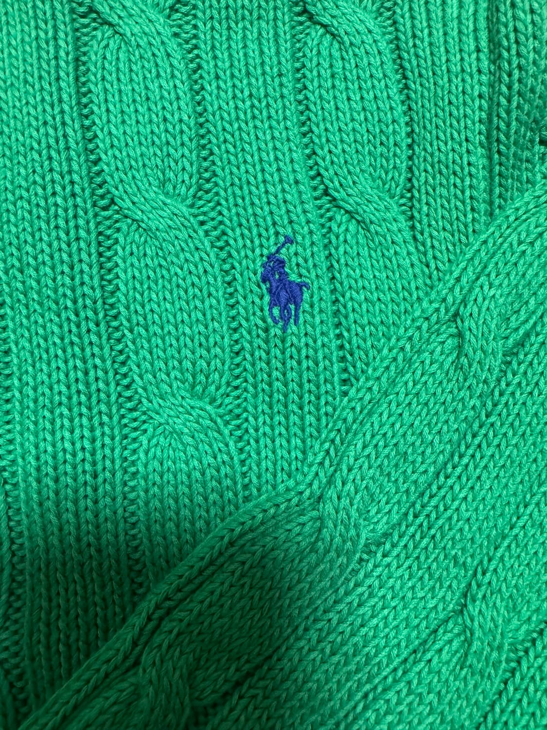 폴로니트 그린 상품이미지3