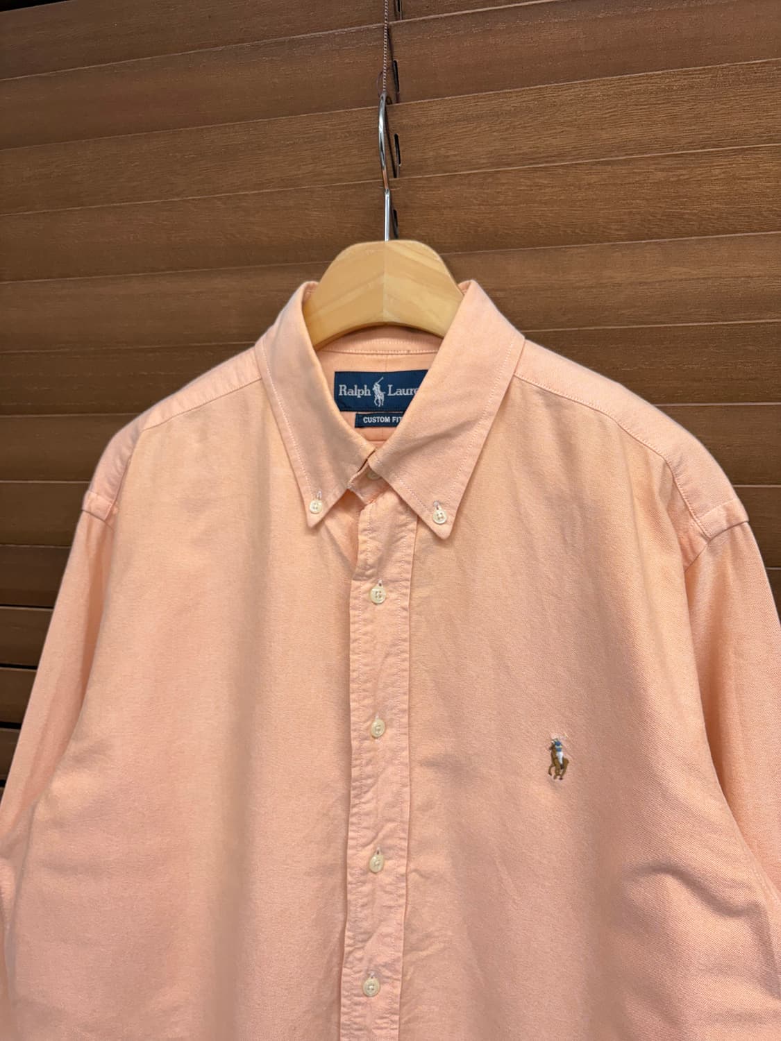 폴로 랄프로렌 살구색 긴팔 셔츠 상품이미지3