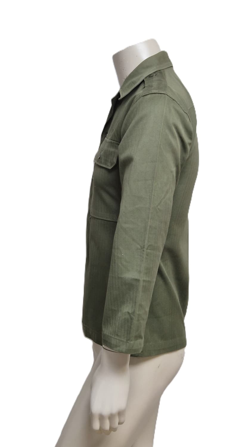 국군 구형 70년대 민무늬 전투복 상의 자켓 (S) 상품이미지2