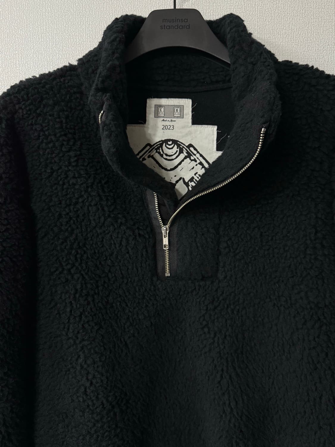 [XL] 카브엠트 23FW 플리스 하프집업 딥네이비 상품이미지4