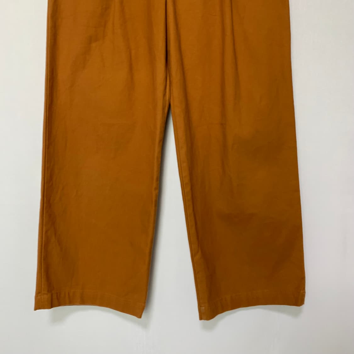 레이 빔즈 일본 빈티지 코튼 하이웨스트 팬츠 오렌지 0사이즈 상품이미지3