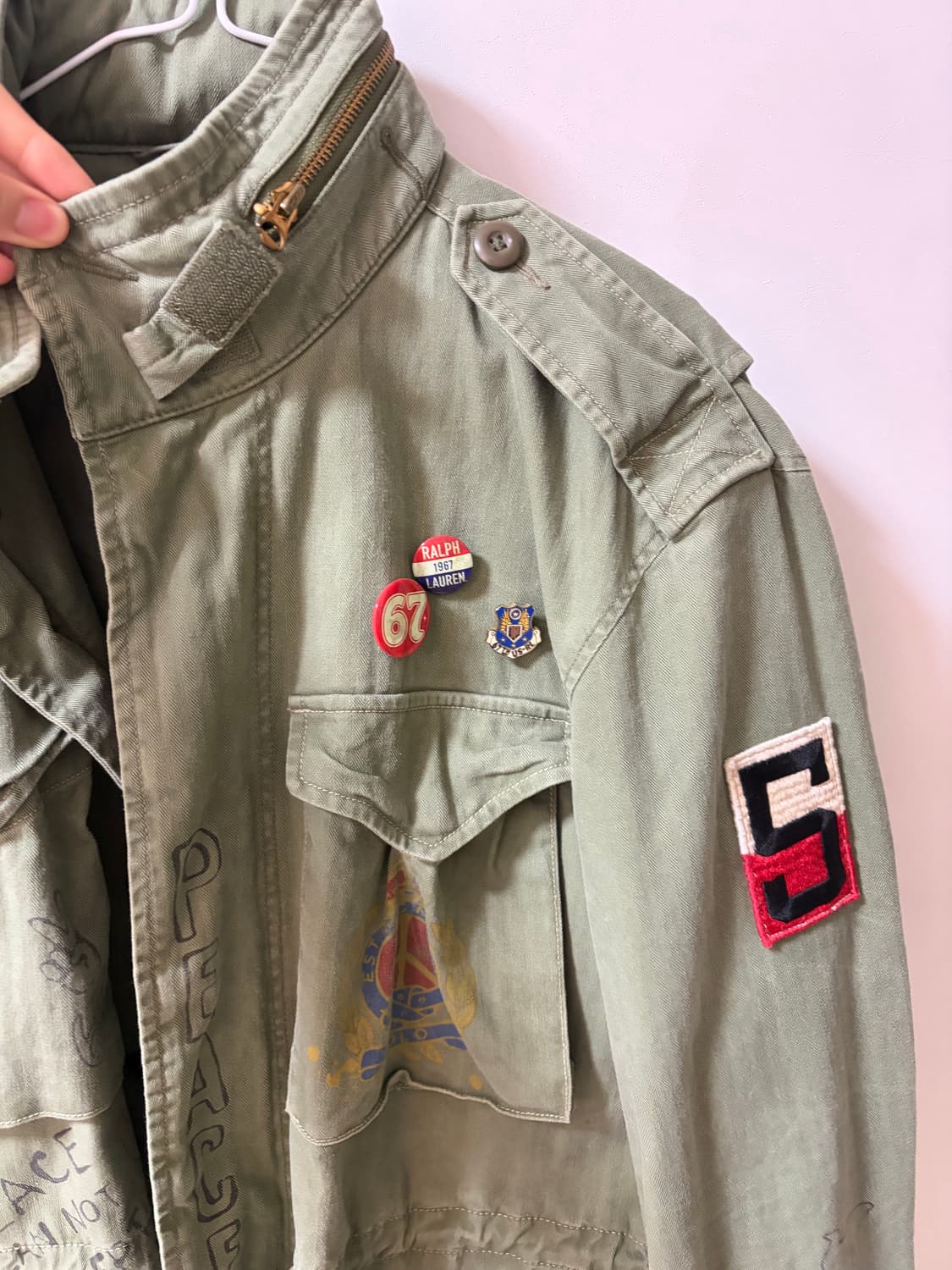 폴로 랄프로렌 올오버 피스 그래피티 M65 필드 자켓 상품이미지2