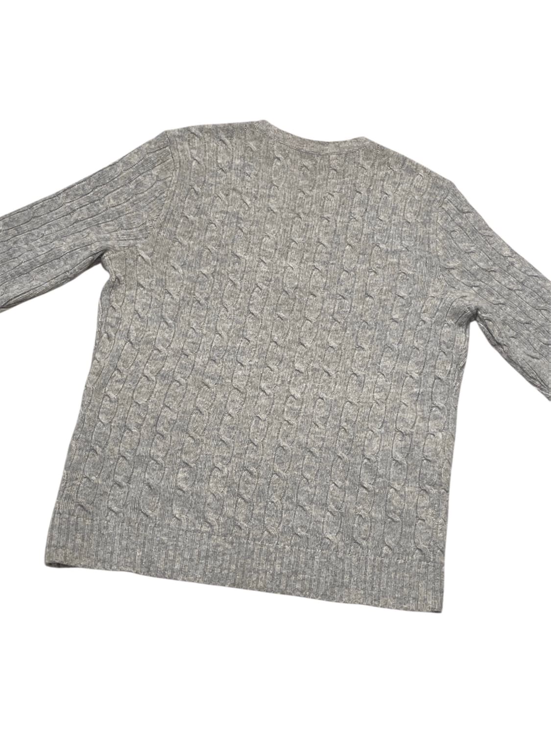 그레이 폴로 브이넥 니트 상품이미지7