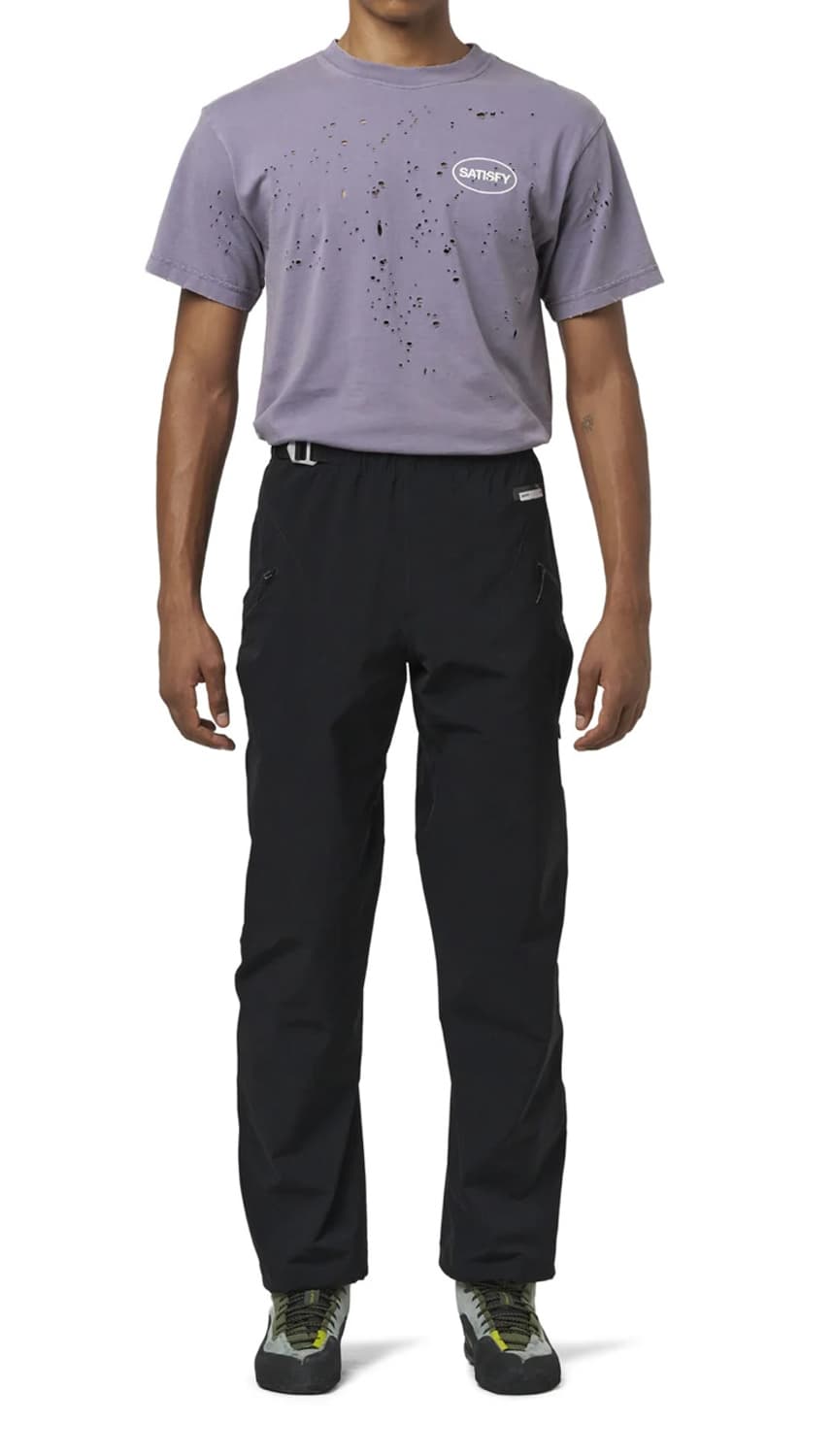 새티스파이 피스쉘 클라임 팬츠 블랙 상품이미지1