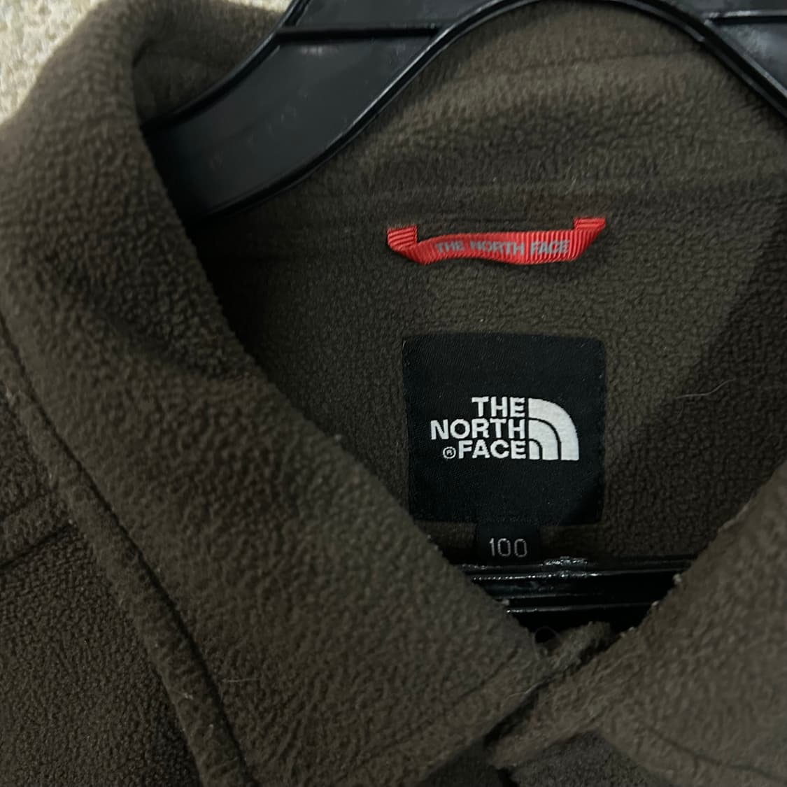 (L) 노스페이스 브라운 플리스 셔츠 상품이미지5