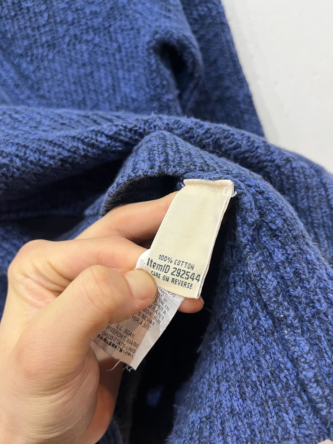 엘엘빈 코튼 니트집업 우먼즈 상품이미지6