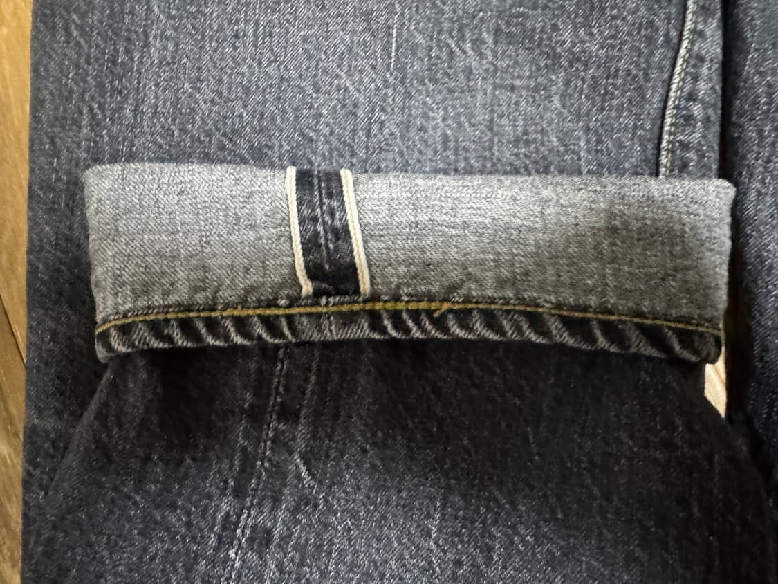 WAREHOUSE 웨어하우스 1101 2ND HANDS W34 블랙 상품이미지5