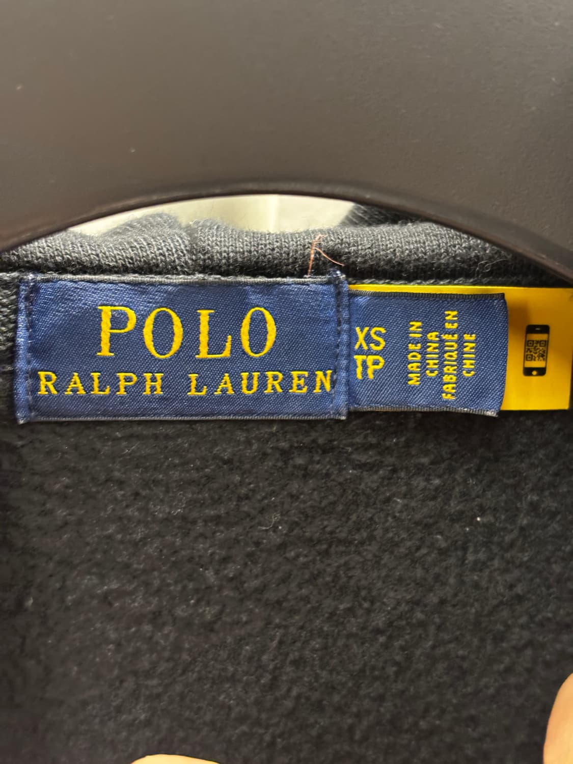 폴로 랄프 로렌 후드집업 블랙 XS 상품이미지4