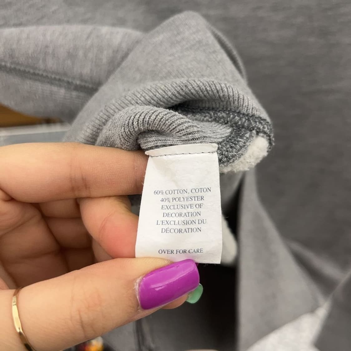 아베크롬비 Y2K 빈티지 기모 후드 집업 L C07053 상품이미지6