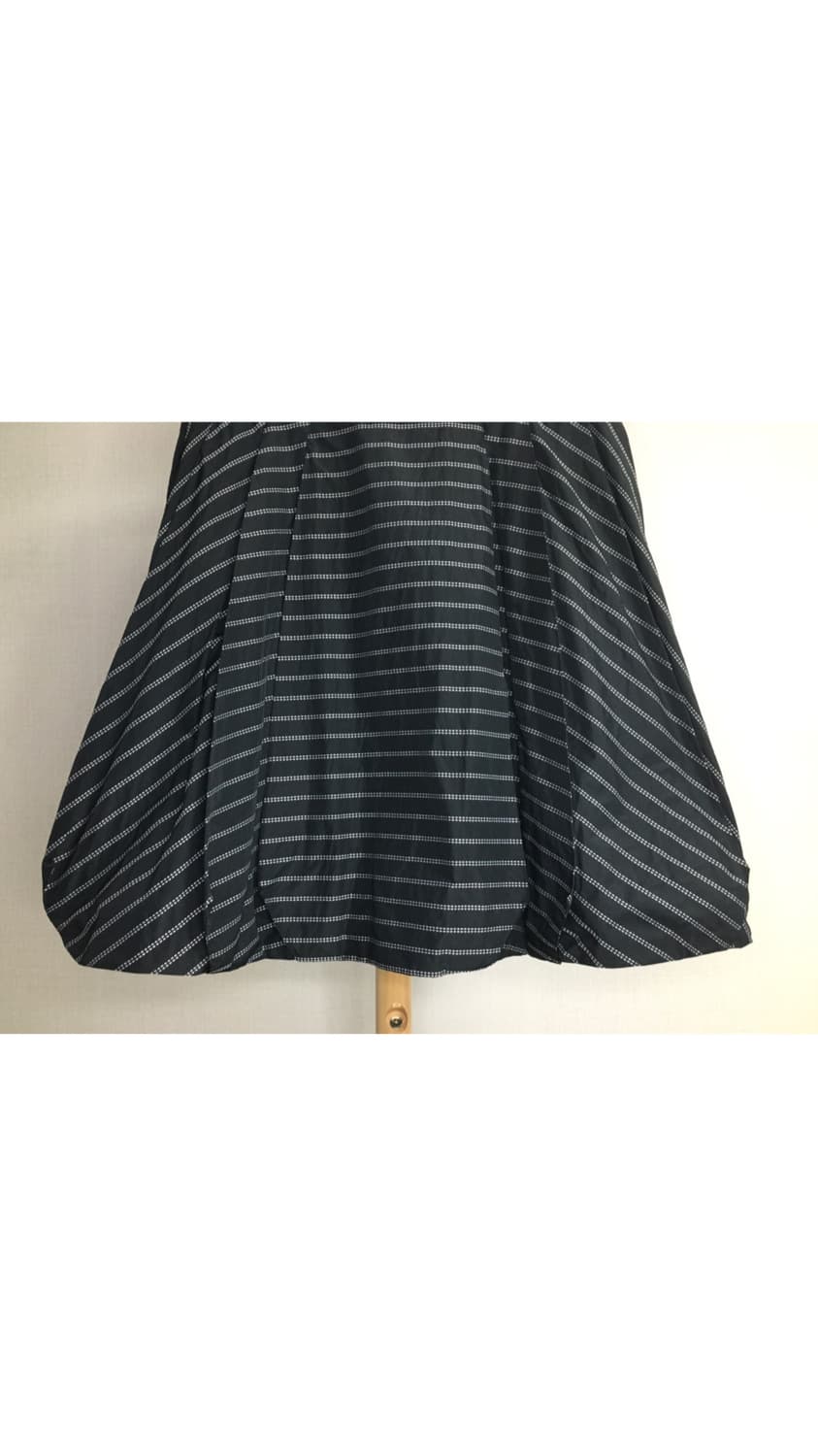 Hiroko bis 히로코 비스 블랙 스티치 벌룬 스커트 상품이미지3