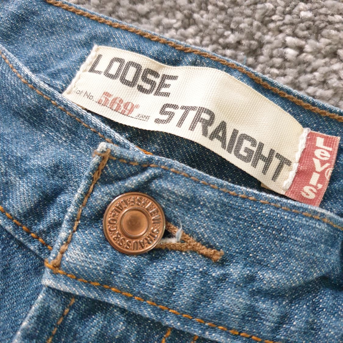 LEVI'S 569 루즈 스트레이트 데님 팬츠 상품이미지5