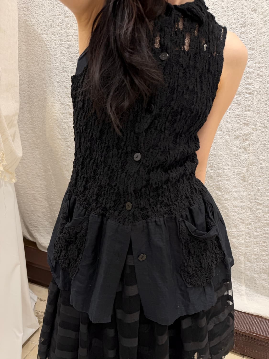 Veiled Noir Top 상품이미지1