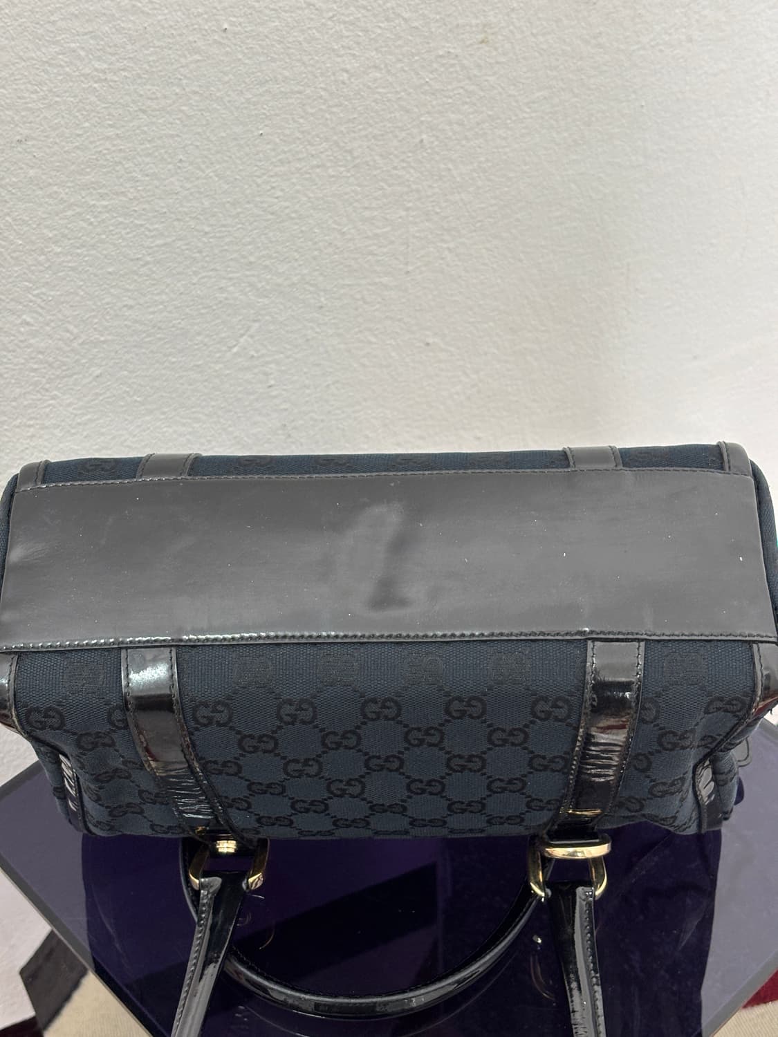 Old Gucci 00s GG Canvas Boston Bag 상품이미지7