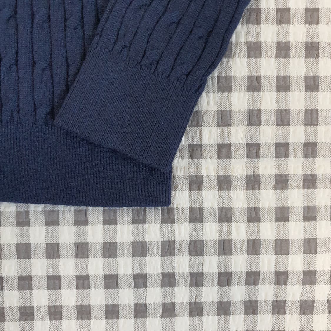 올젠 캐시미어 꽈배기 니트 카라티 남자95 상품이미지4