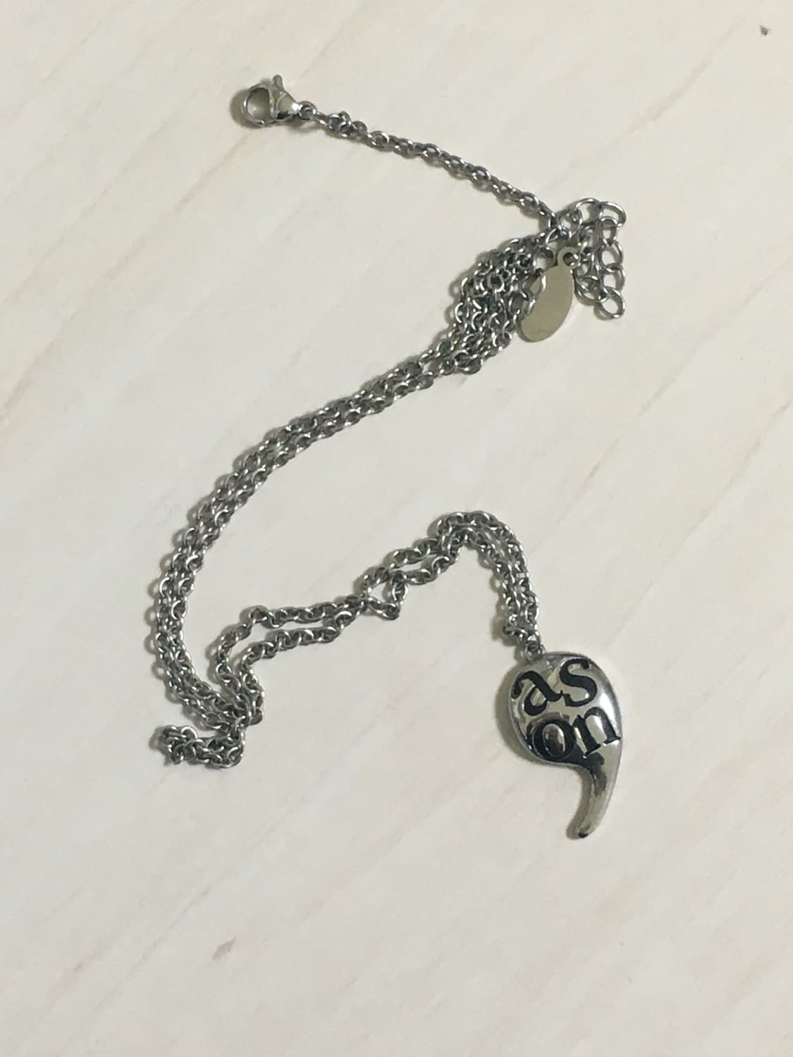 애즈온 목걸이 comma necklace 상품이미지3